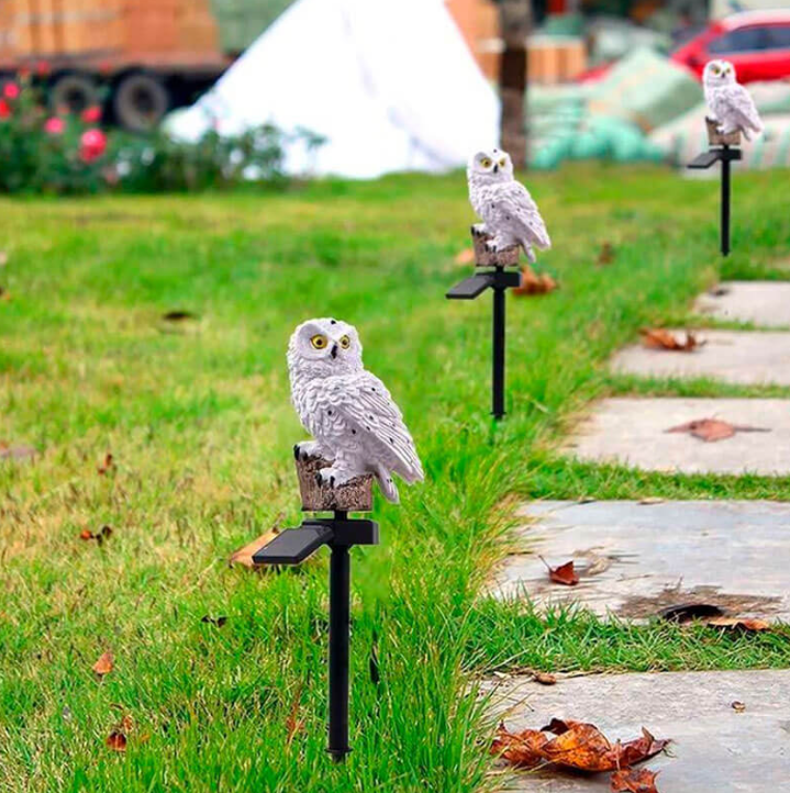Solar-Eule Gartenleuchte