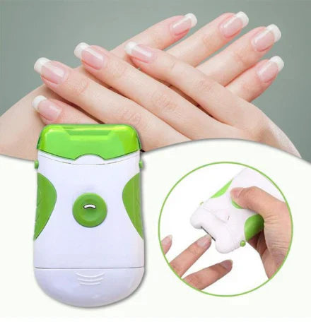 Wiederaufladbarer elektrischer Nageltrimmer & -feile