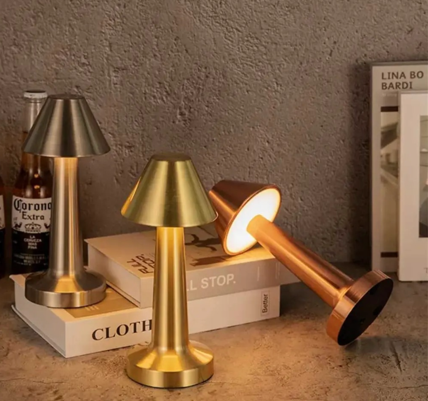GlowEase – Dimmbare LED Tischlampe mit minimalistischem Design und Touch-Control