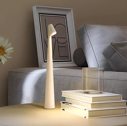 LumiLux Tragbare Touch-LED-Lampe – Wiederaufladbar, Dimmbar und Elegantes Design