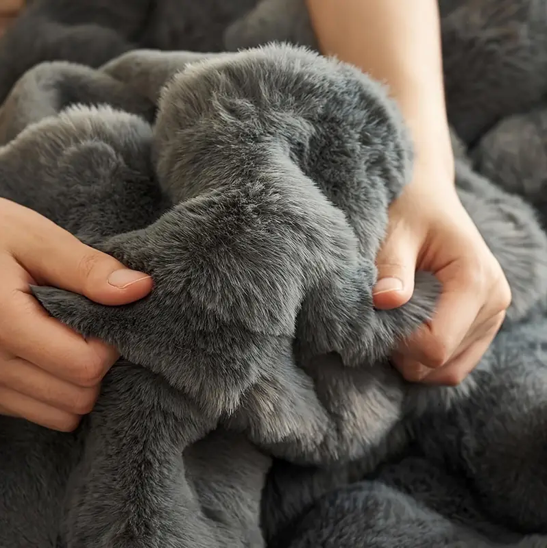 Bubble Plush Weiche Decke