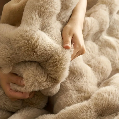 Bubble Plush Weiche Decke
