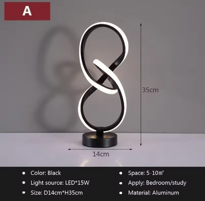 Moderne dimmbare LED-Tischlampe