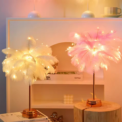 Blossom Glow Federlampe