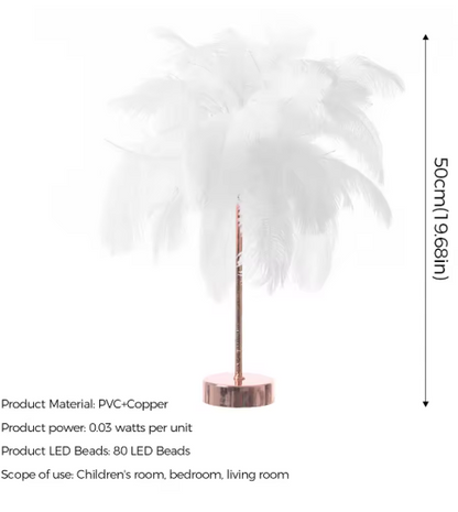 Blossom Glow Federlampe