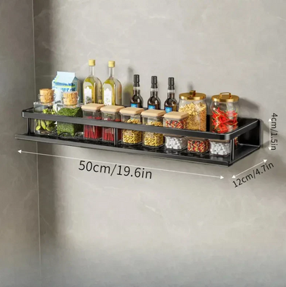 Zeitgemäßes Schwarzes Küchenregal