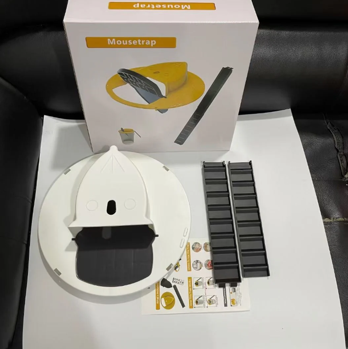 Selbstschließende Mausefalle mit automatischem Reset