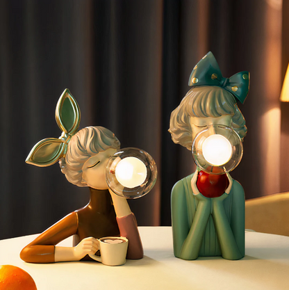 Verspielt Kaugummiballon Lichtskulptur