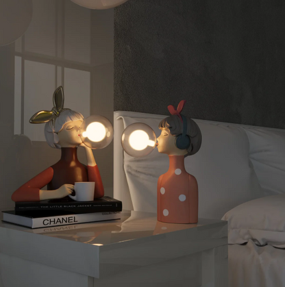 Kreative Kaugummi Blasen Lampe