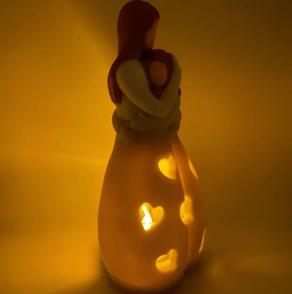 Symbolischer Mutter-und-Kind-Kerzenständer