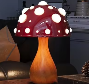 MushGlow – Magische Tischlampe mit atmosphärischem Pilzdesign