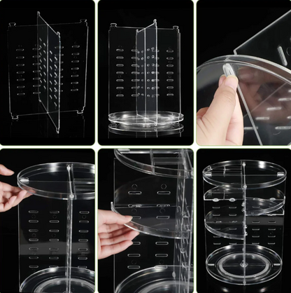 360° drehbarer Cosmetics-Organizer