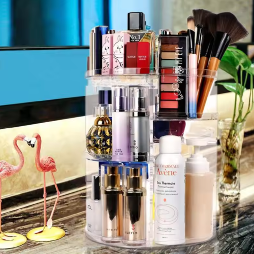 360° Rotierender Make-up Aufbewahrungsorganisator