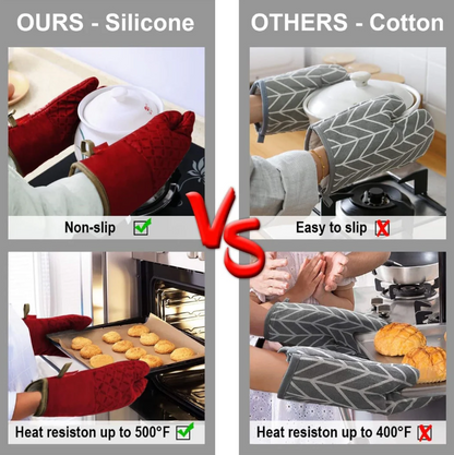 6-teilige hitzebeständige Küchenschutzhandschuhset