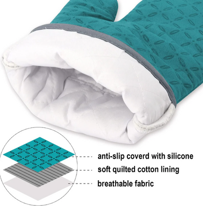 6-teilige hitzebeständige Küchenschutzhandschuhset