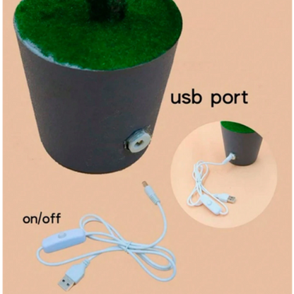 Garduru Branch LED Nachtlicht – Warmweiß USB-betriebene Dekorlampe