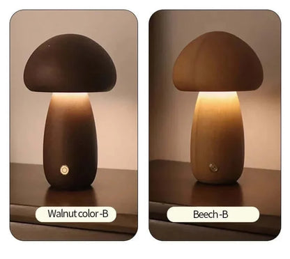 Portabler Dimmbarer 60s Italienischer Designer Pilz Tischlampe