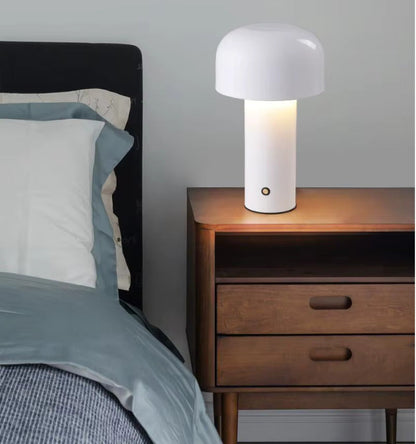 GlowMush - USB wiederaufladbare Nachttischlampe mit dimmbarem Licht