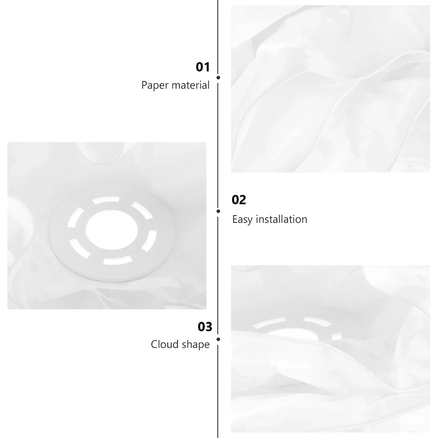Royaleva Dekorative Papierlampenschirme für Hochzeiten und Thema Interiors