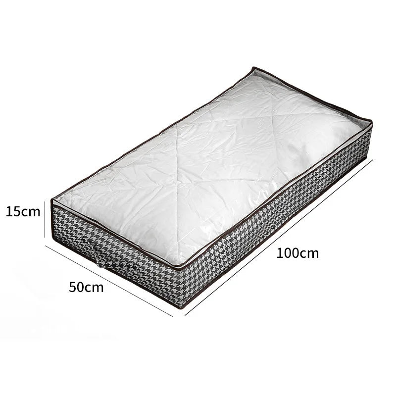 Multifunktionale Aufbewahrungsbox mit Deckel für unter das Bett – Platzsparend und langlebig, ideal für Kleidung und Bettdecken