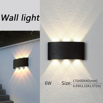 Rayvia Wasserdichte LED Wandleuchte für Innen- und Außenbereiche