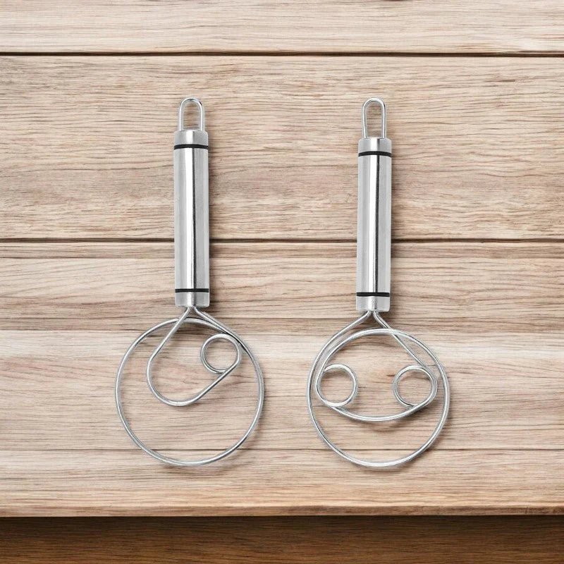 Schwerlast-Edelstahl-Teigschaber - Ergonomisches Design für müheloses Mischen und Backen