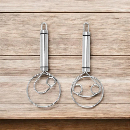 Schwerlast-Edelstahl-Teigschaber - Ergonomisches Design für müheloses Mischen und Backen