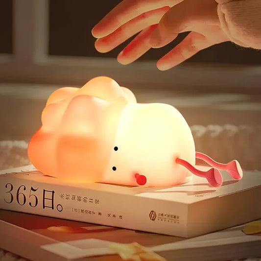 Squishy Lampe - LED Nachtlicht für Kinder mit 3-stufigen Dimm-Einstellungen