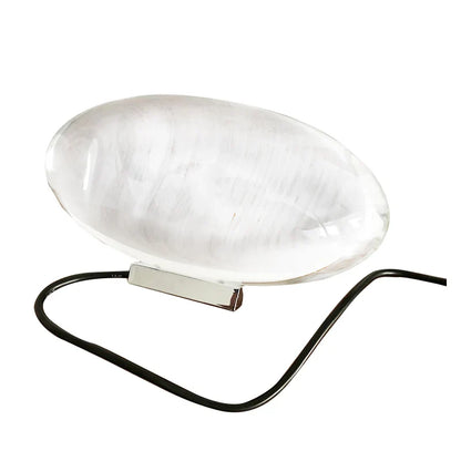 Royaleva Italienischer Designer Kristalltischlampe mit LED-Nachtprojektor