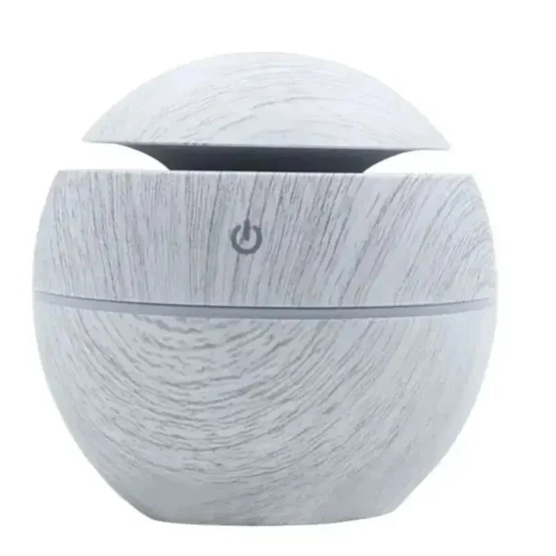 USB Ultraschall-Kaltnebel-Sprühgerät Aroma Diffuser Mini Holzmaserung Luftbefeuchter für den Hausgebrauch