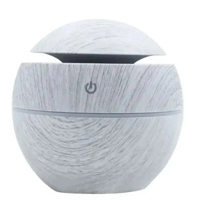 USB Ultraschall-Kaltnebel-Sprühgerät Aroma Diffuser Mini Holzmaserung Luftbefeuchter für den Hausgebrauch