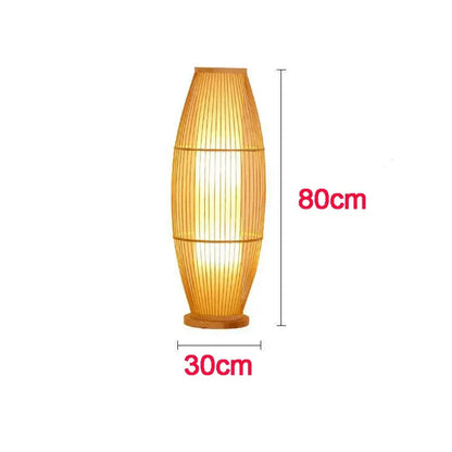 Garduru Bambus Stehlampe | Natürliches Design | Energieeffizientes LED Licht | Nachhaltige Dekoration