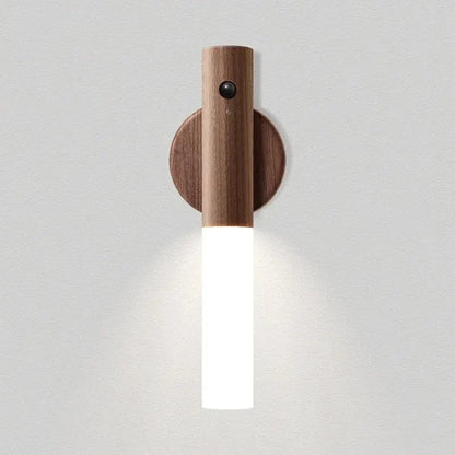 Magnetische Holz Wandlampe