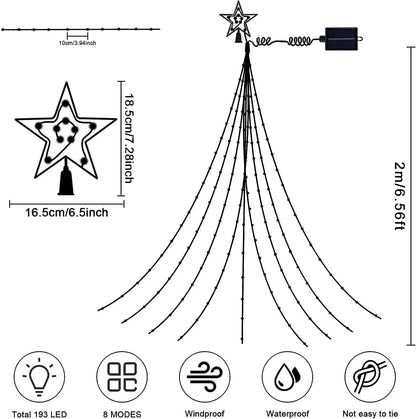 Solar Star Wasserfalllichter