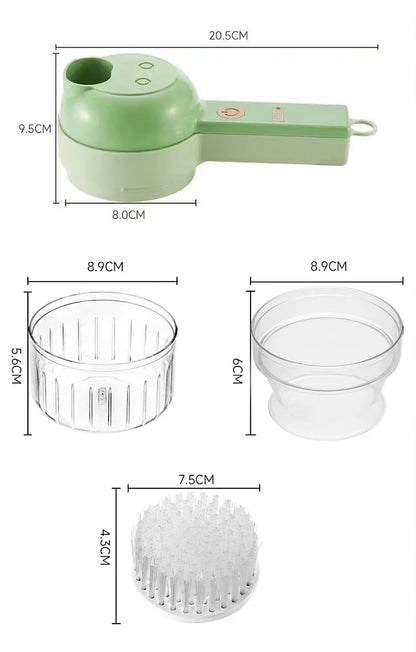 5 in 1 Elektrischer Gemüseschneider Set