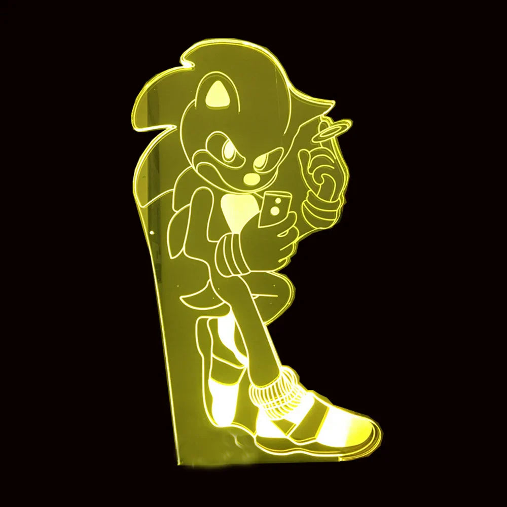 Sonic LED Lampe – Verspielte Beleuchtung für Gamer