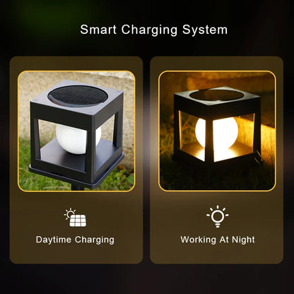 Royelux Solar Post Cap Light - Wasserdichte LED Zaun- & Terrassenlampe