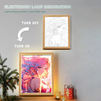 Royaleva League of Legends LED Lampe - Dimmbare 3-Farben Nachtlicht mit Gaming Kunst