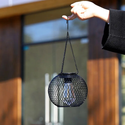 Royelux Solar Hängelampe - Wasserdichte Metall Dekorative Außenlampe