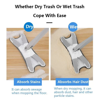 Selbstwringender Bodenmopp mit ersetzbaren Pads