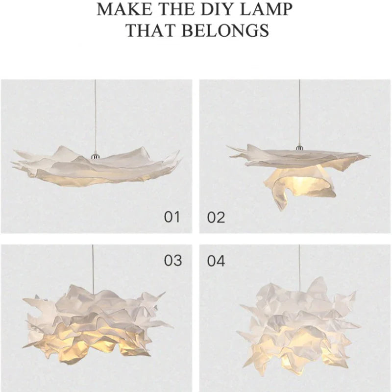 Royaleva DIY Wolke Pendelleuchte Lampenschirm für Wohnzimmer & Schlafzimmer Dekor