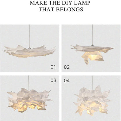 Royaleva DIY Wolke Pendelleuchte Lampenschirm für Wohnzimmer & Schlafzimmer Dekor