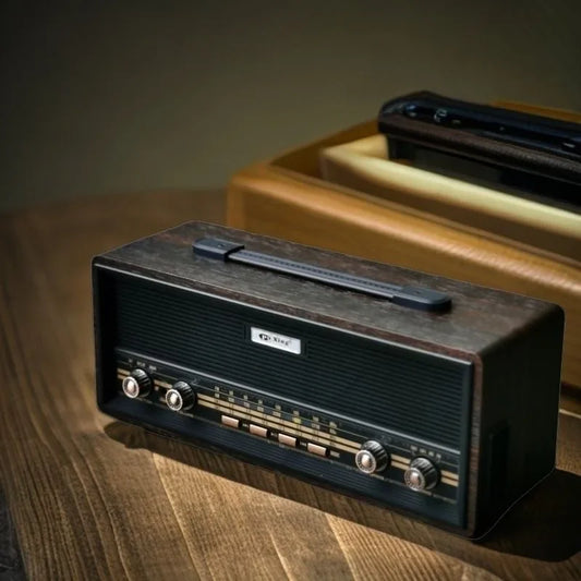 Vintage Holz Bluetooth Lautsprecher