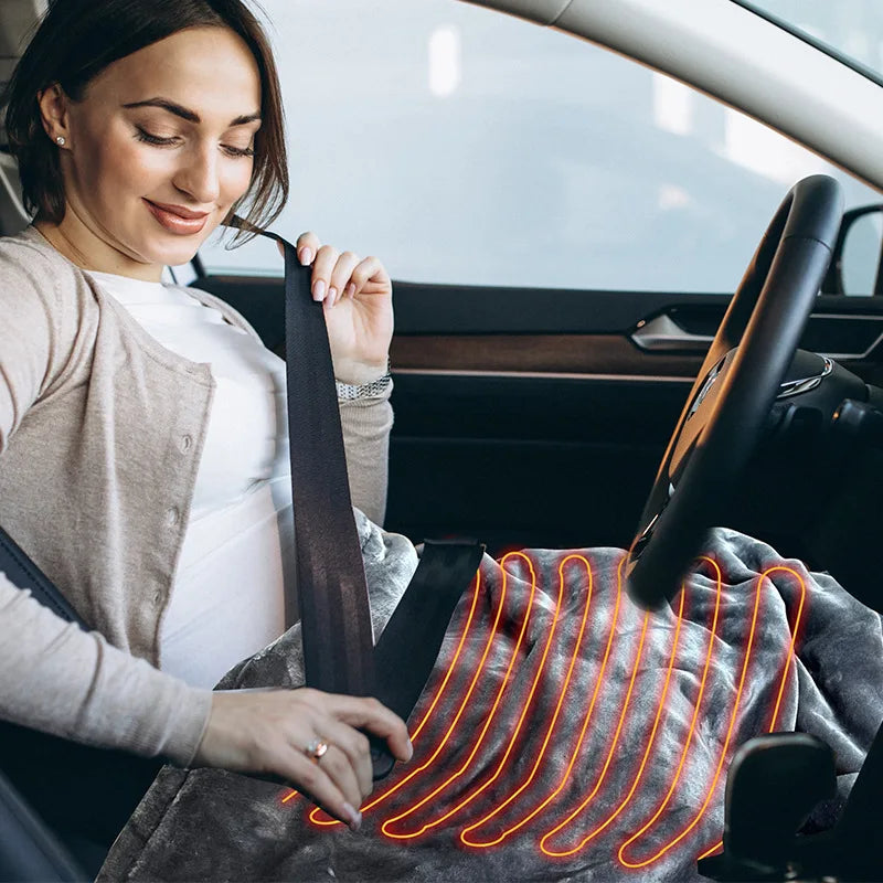 Garduru – Heizdecke für das Auto mit Timer und 9 Heizstufen