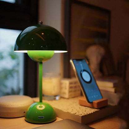 Verstellbare Helligkeit Blumenkübel Lampe - Italienische Wiederaufladbare Tischlampe VP3