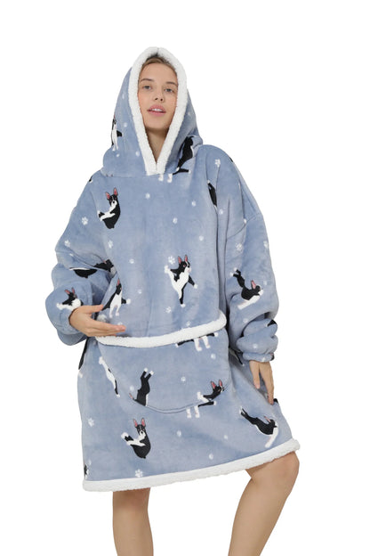 Garduru – Ultra-bequeme, übergroße Hoodie-Decke