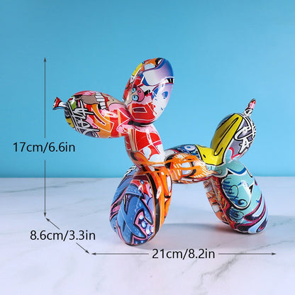 Nordische Ballonhundefiguren Innenstatue