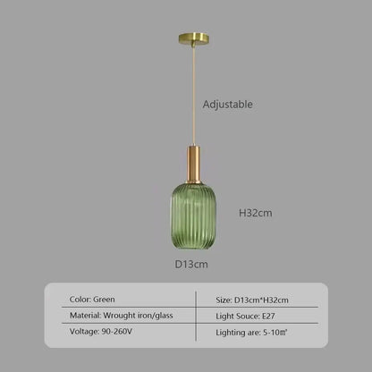 Pendelleuchte: Moderne nordische Glas-Hängelampen