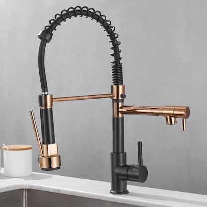 Luxus Küchenarmatur mit Doppelstrahl | AquaElite