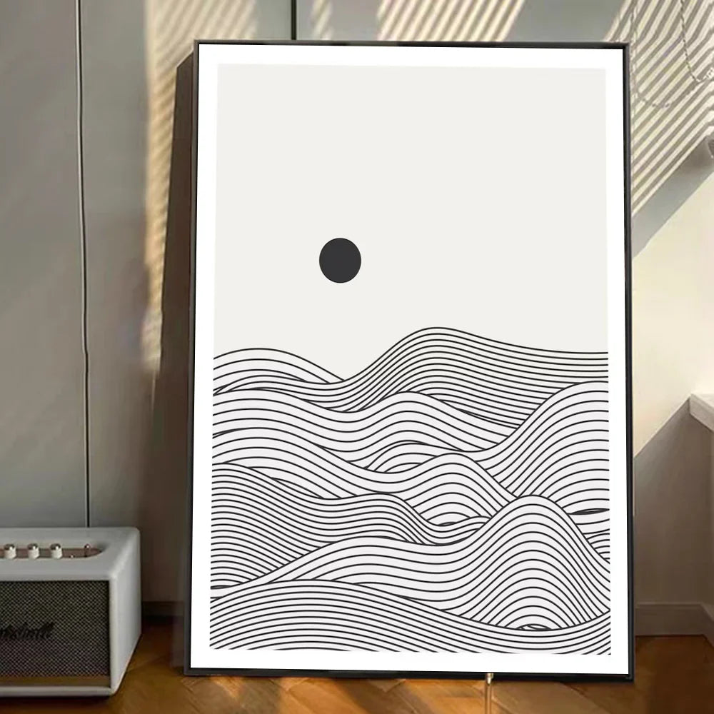 Garduru | Ocean Wave Klebeposter Kunst